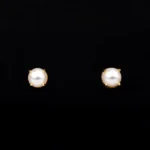 Pearl Essence Gold Plated Studs - Image 2