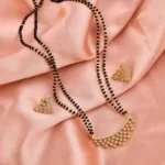 Eternal Radiance Mangalsutra with Chain with Earrings - Image 2