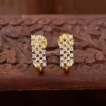 Regal Glint Gold Plated Earrings - Image 3