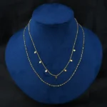 Anti-Tarnish Royal Flicker Gold Necklace - Image 3