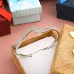 Crystal Clear Elegance Bracelet with Adjustable Lock System - Image 3