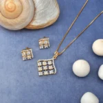 Starlit Elegance Diamond Pendant Set with Chain - Image 4