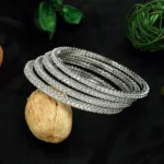 Single Line Zircon Bangles Pack of 4 - Image 4